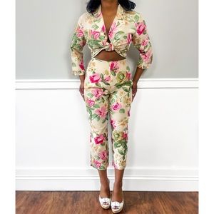 Melrose Studio Floral Two Piece Set